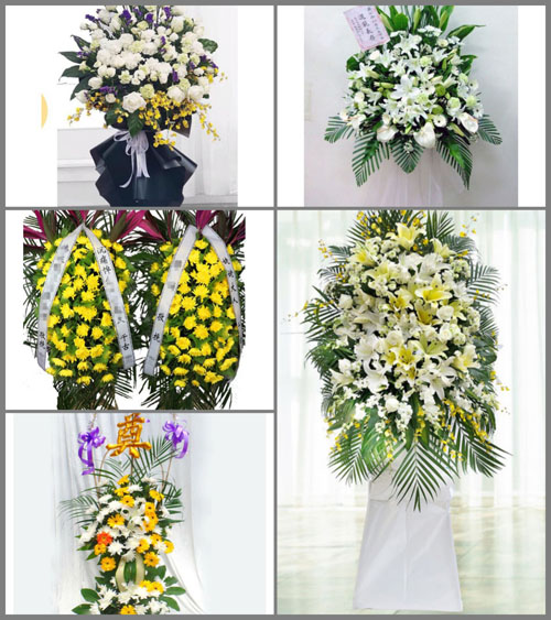 北京顺义区双丰街道莫奈花园社区白事花篮预定